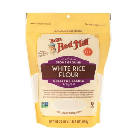 Bob's Red Mill, Gluten Free White Rice Flour, 24 oz