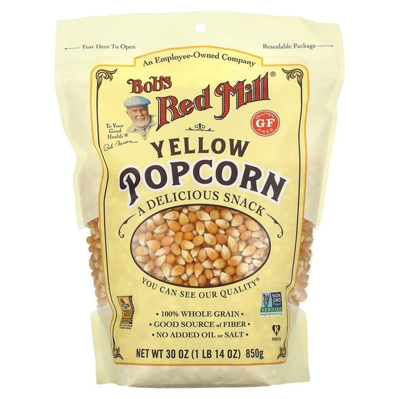 Bob's Red Mill Gluten Free, Whole Yellow Popcorn, 30 oz