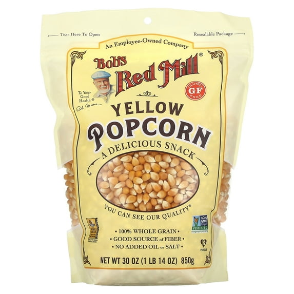 Bob's Red Mill Gluten Free, Whole Yellow Popcorn, 30 oz