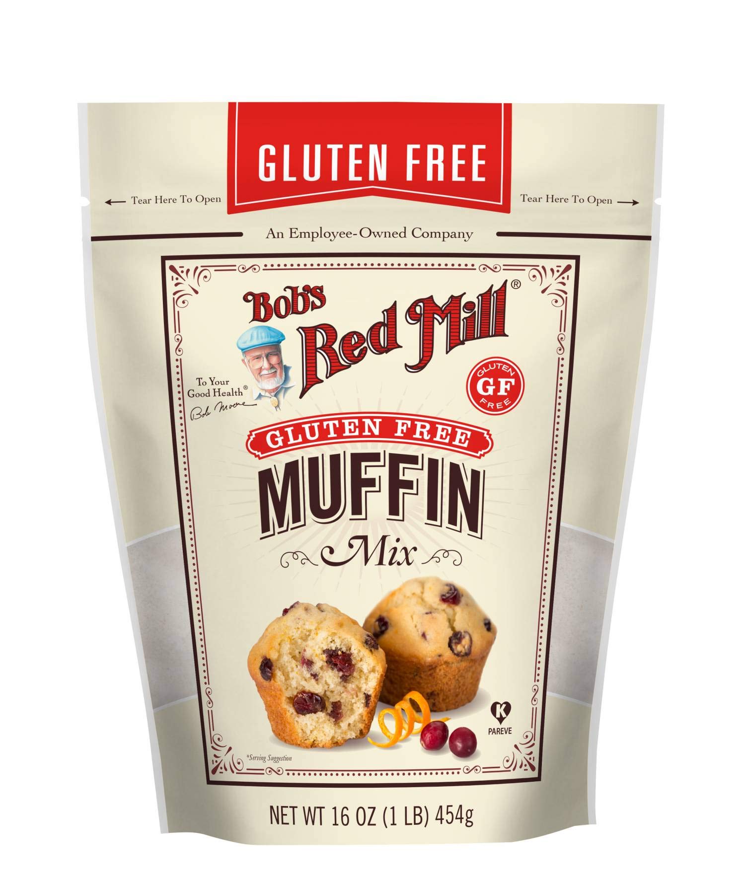 Bob's Red Mill Gluten GGA1 Free Muffin Mix, 16 Oz - Walmart.com