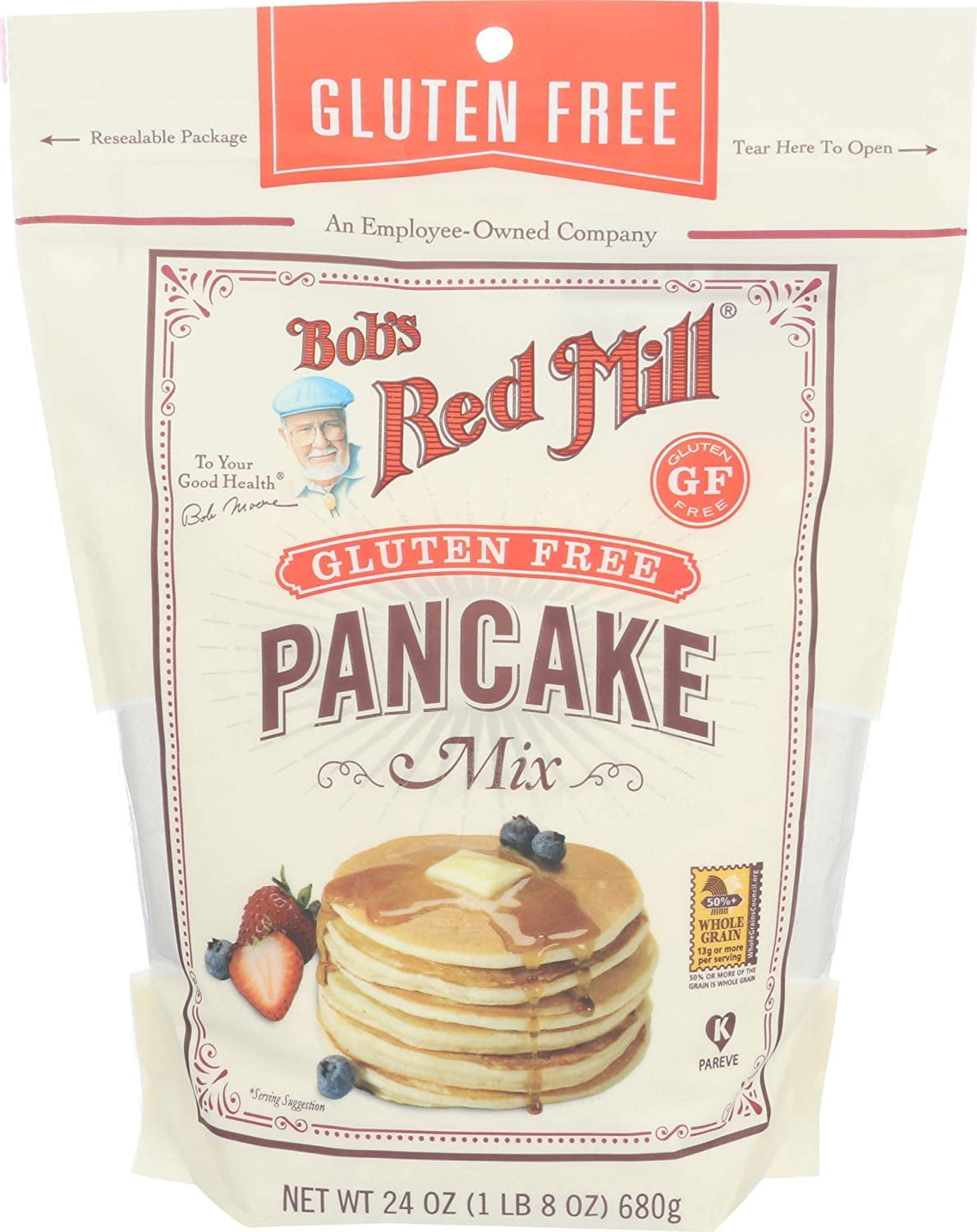 Bob's Red Mill Gluten MMF7 Free Pancake Mix 22 oz 2 pk