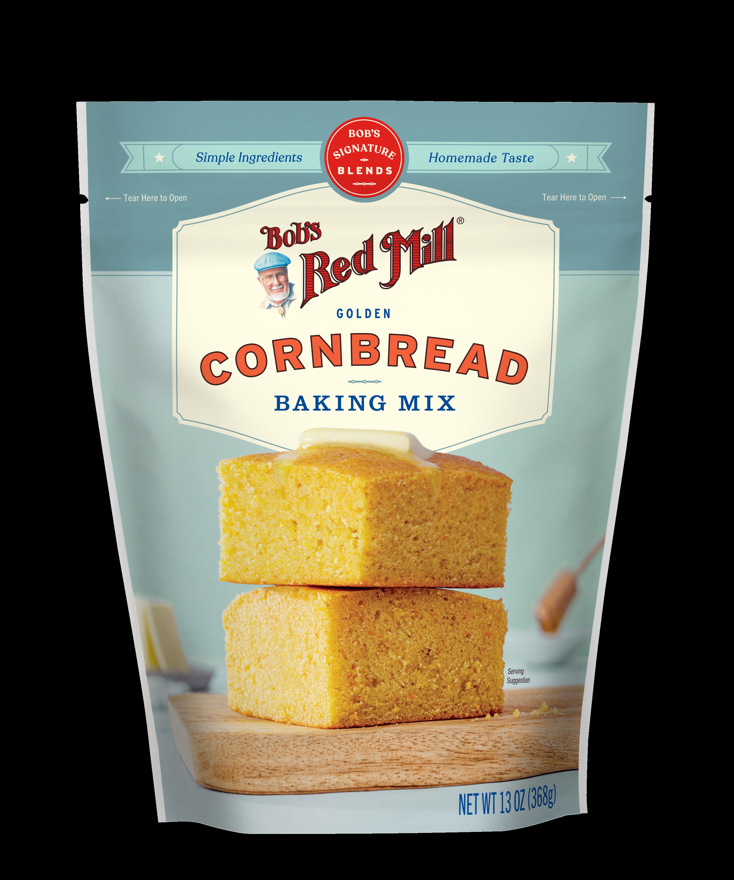 Bob's Red Mill, Mezcla para Hornear Pan de Maíz, 13 oz