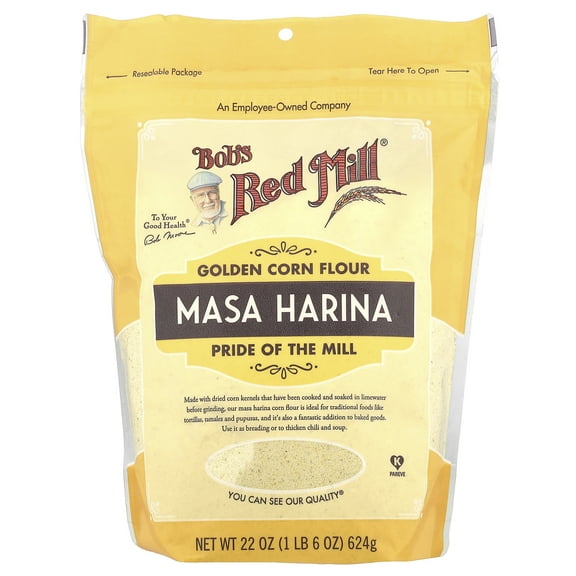 Bob's Red Mill Golden Masa Harina Corn Flour, 22 oz