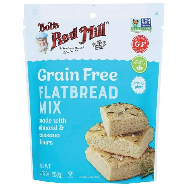Bob's Red Mill, Grain Free & Gluten Free, Flatbread Mix, 7.05 oz