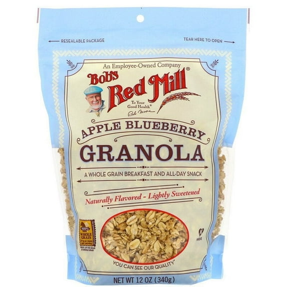 Bob's Red Mill Granola Apple Blueberry 12 oz Pack of 4