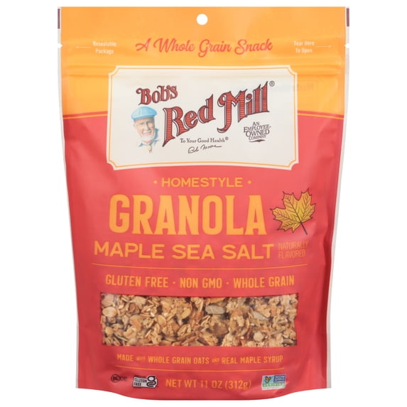 Bob's Red Mill Granola Homestyle Maple Sea Salt 11 oz (Pack Of 6)