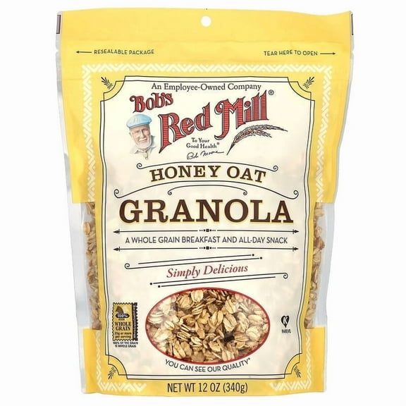 Bob's Red Mill Granola Honey Oat 12 oz Pack of 2