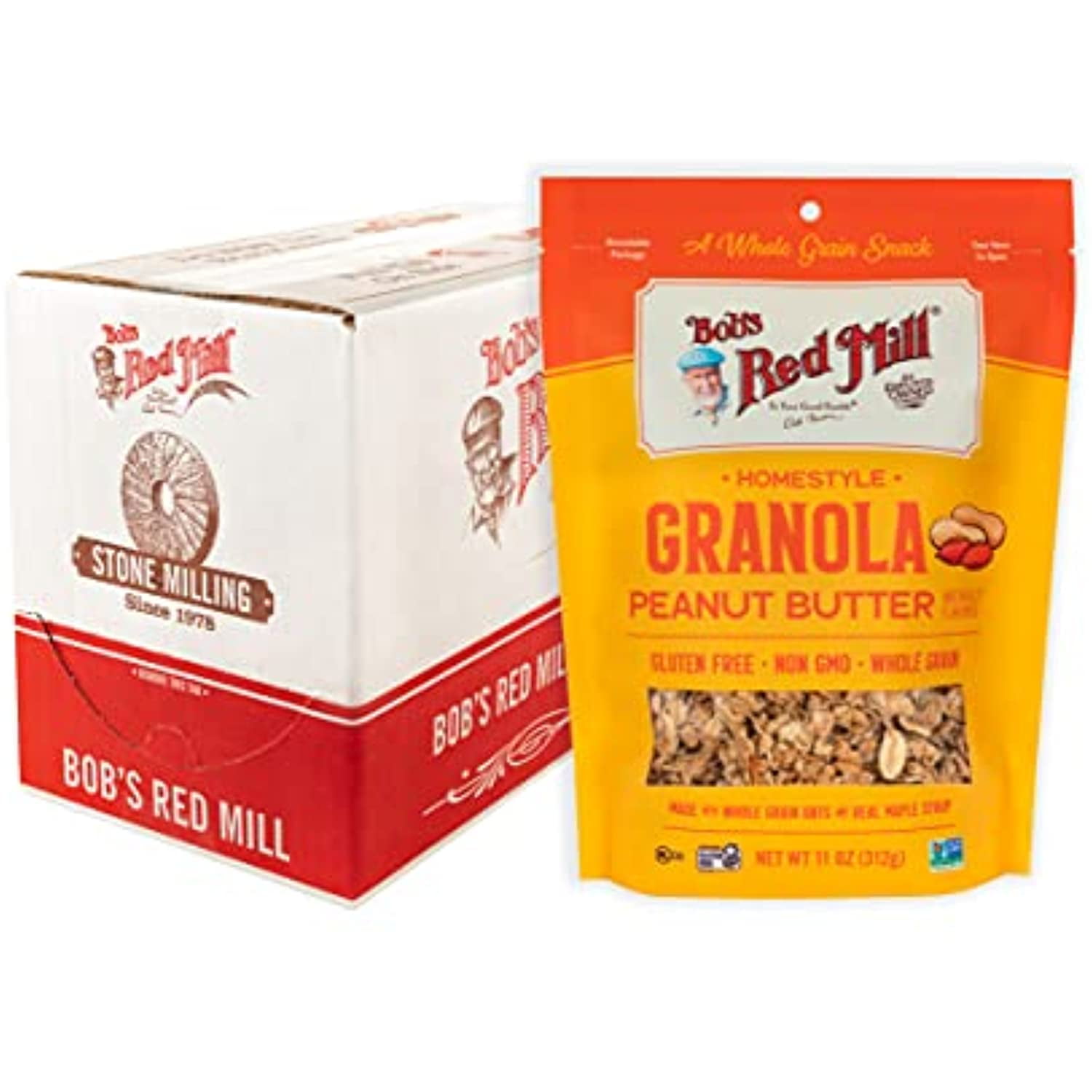 Bob's Red Mill Granola Peanut Butter Case Of 611 Oz
