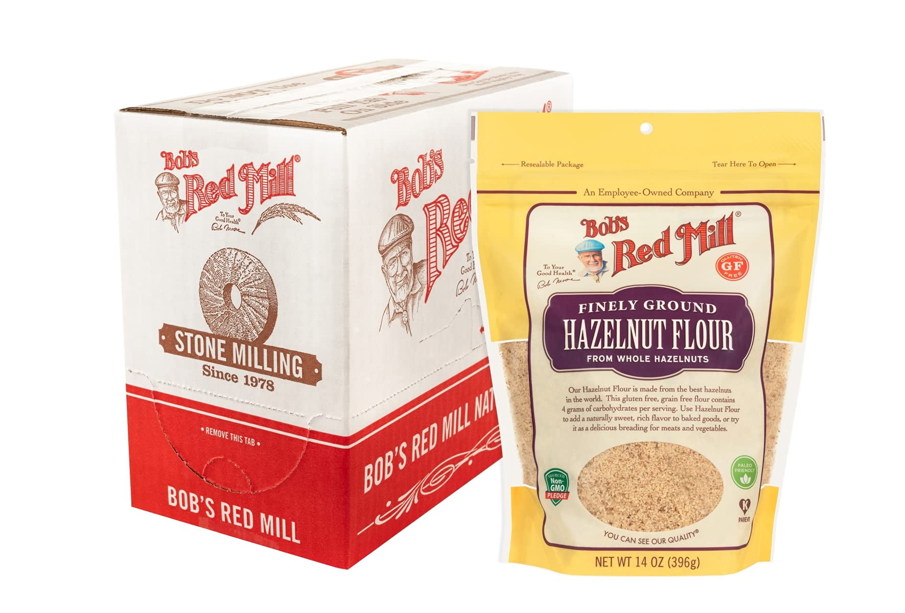 Bob's Red Mill Hazelnut Flour, 14ounce (Pack of 4)