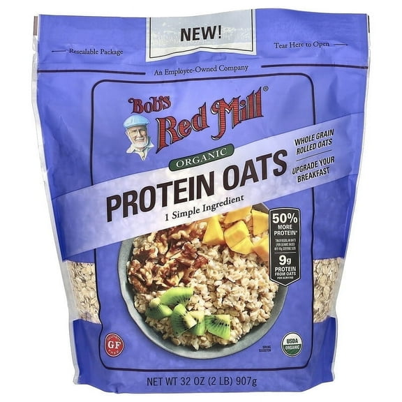 Bob's Red Mill High Protein Organic Gluten Free Rolled Oats 32 oz