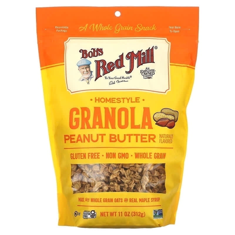 Bob's Red Mill Homestyle Granola Peanut Butter 11 oz Pack of 3