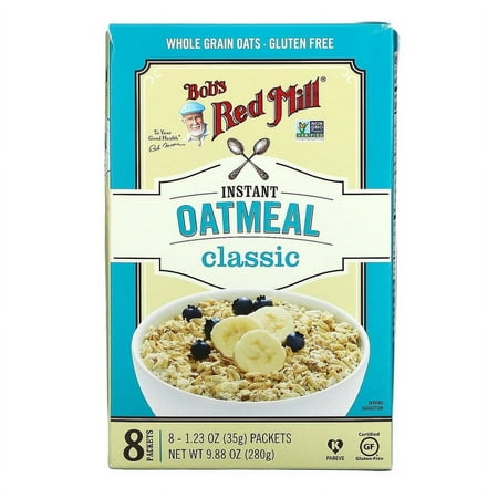 Bob's Red Mill, Instant Oatmeal Packets, Classic, 8 Packets, 1.23 oz
