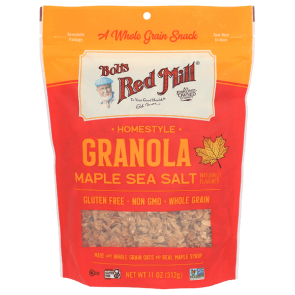 Bob's Red Mill Maple Sea Salt Gluten Free Granola 11 oz - Pack of 2