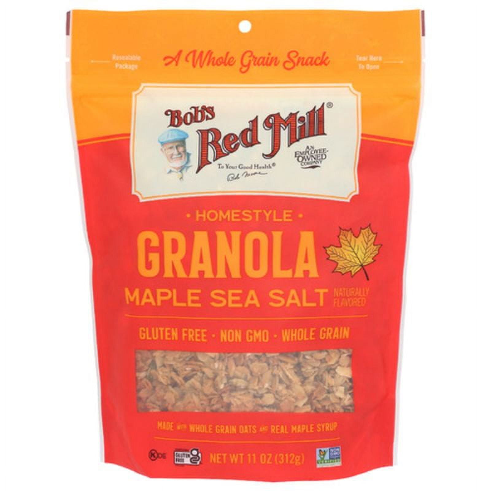 Maple Salt Bob's Red Mill Maple Sea Salt Gluten Free Granola 11 oz Pack of 3 ...