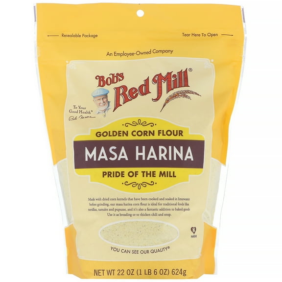 Bob's Red Mill Masa Harina Golden Corn Flour Gluten Free 22 oz