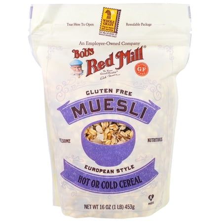Bob's Red Mill Muesli Gluten Free 16 oz Pack of 3