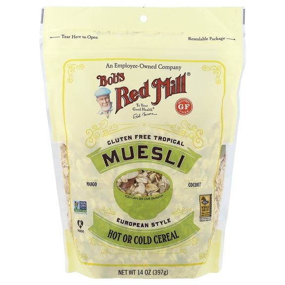 Bob's Red Mill, Muesli, Gluten Free, Tropical, 14 oz