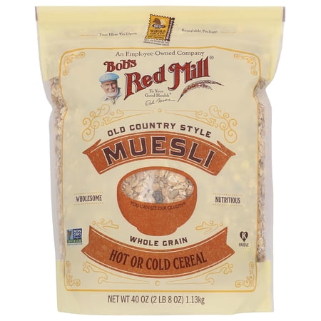 Bobs Red Mill Cereal, Muesli, Hot Or Cold, 40 Oz