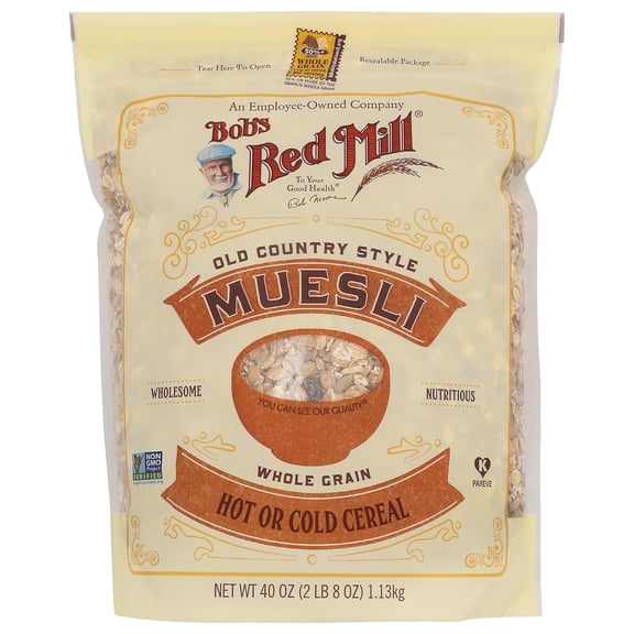 Bobs Red Mill Cereal, Muesli, Hot Or Cold, 40 Oz