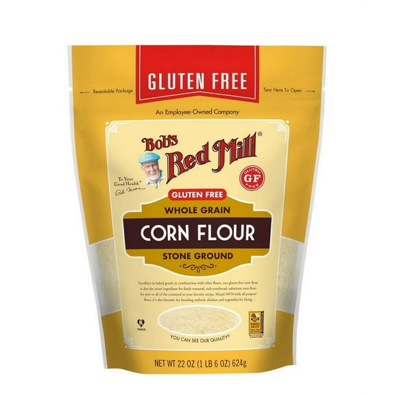 Bob's Red Mill Natural Foods Inc Corn Flour Gluten Free, 22 Ounces, 4 per case
