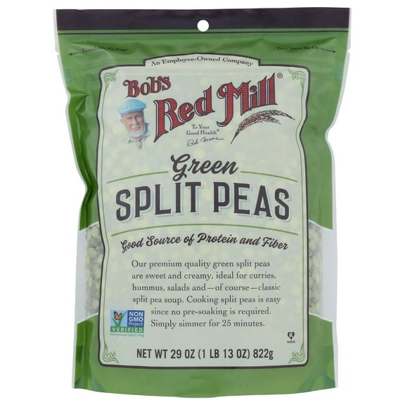 Bob's Red Mill Non-GMO Green Split Peas - 29 oz Pack of 2