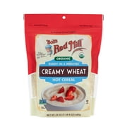 Bob's Red Mill Non-GMO Organic Creamy Wheat Hot Cereal, 24 oz Shelf-Stable Bag
