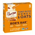 Bob's Red Mill Oat Bar Peanut Butter Honey & Oats 5 Bars Pack of 4