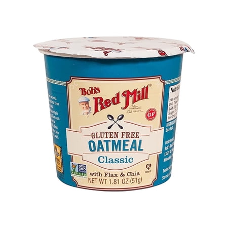 Bob's Red Mill Oatmeal Cup Classic 1.81 oz Pack of 4
