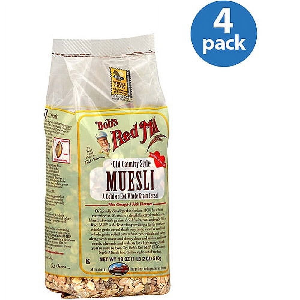 Bob's Red Mill Old Country Style Muesli, 18 oz (Pack of 4)