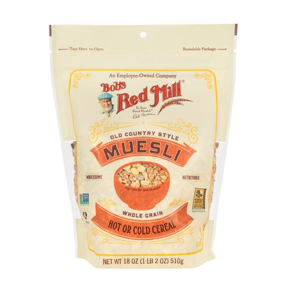 Bob's Red Mill Old Country Style Muesli, 18 oz Shelf-Stable Bag