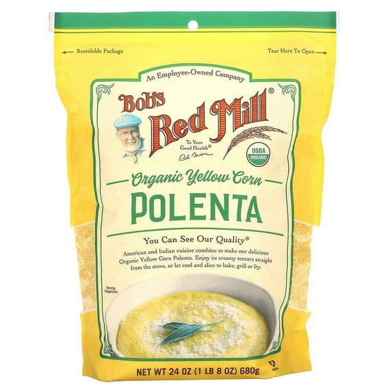 Bob's Red Mill, Organic Corn Grits, Polenta, 24 oz Pack of 3