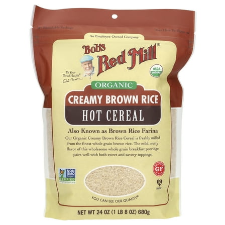 Bob's Red Mill Organic Creamy Brown Rice Hot Cereal, 24 oz