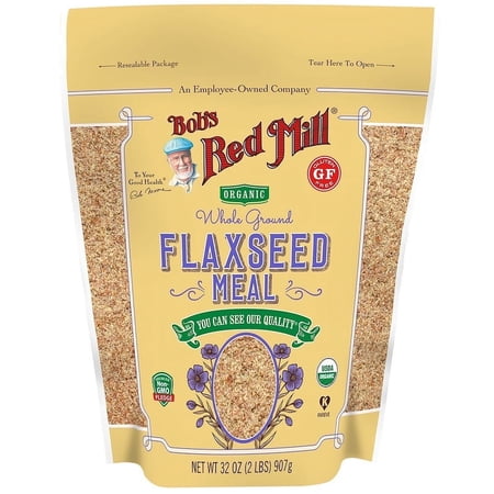 Bob's Red Mill, Organic Flaxseed Meal, Whole Ground, 32 oz