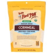 Bob's Red Mill Organic Medium Grind Cornmeal 24 oz Pkg