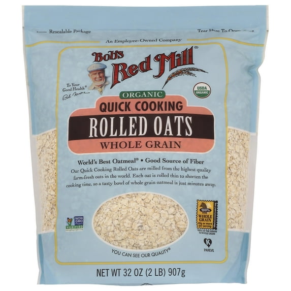 Bob's Red Mill Organic Quick Cooking Rolled Oats, 32 Oz RED2