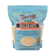 Bob's Red Mill Organic Quick Cooking Rolled Oats, 32 oz Bag
