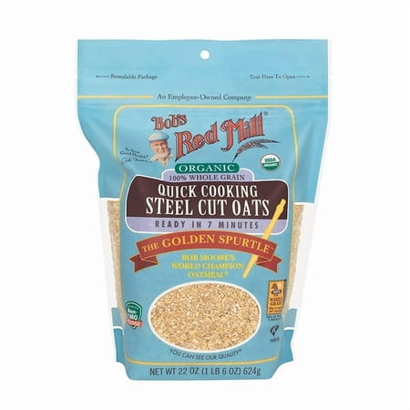 Bob's Red Mill Organic Steel Cut Oats Quick Cooking -- 22 oz