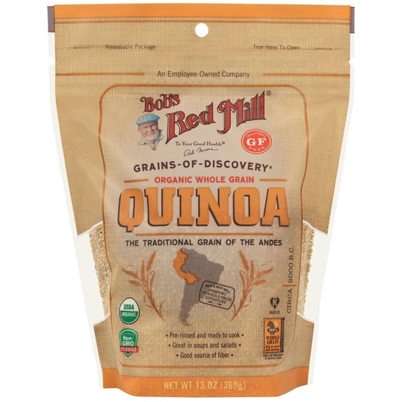 Bob's Red Mill Organic White Quinoa 13 oz (Pack Of 5)