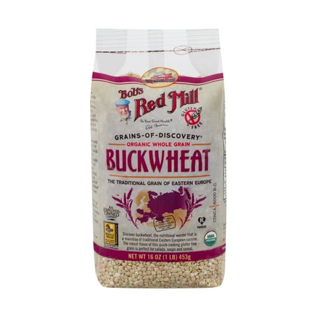 Bob's Red Mill Organic Whole Grain Buckwheat, 16 Oz