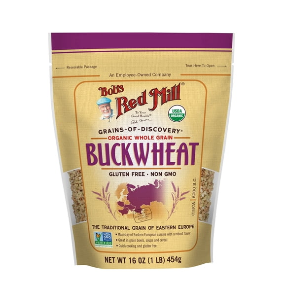 Bob's Red Mill Organic Whole Grain Buckwheat, 16 oz