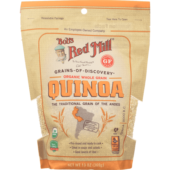 Bob's Red Mill Organic Whole Grain Quinoa - Case of 6 - 13 OZ