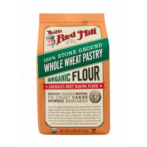 Bob's Red Mill Organic Whole Wheat Pastry Flour - 5 lb