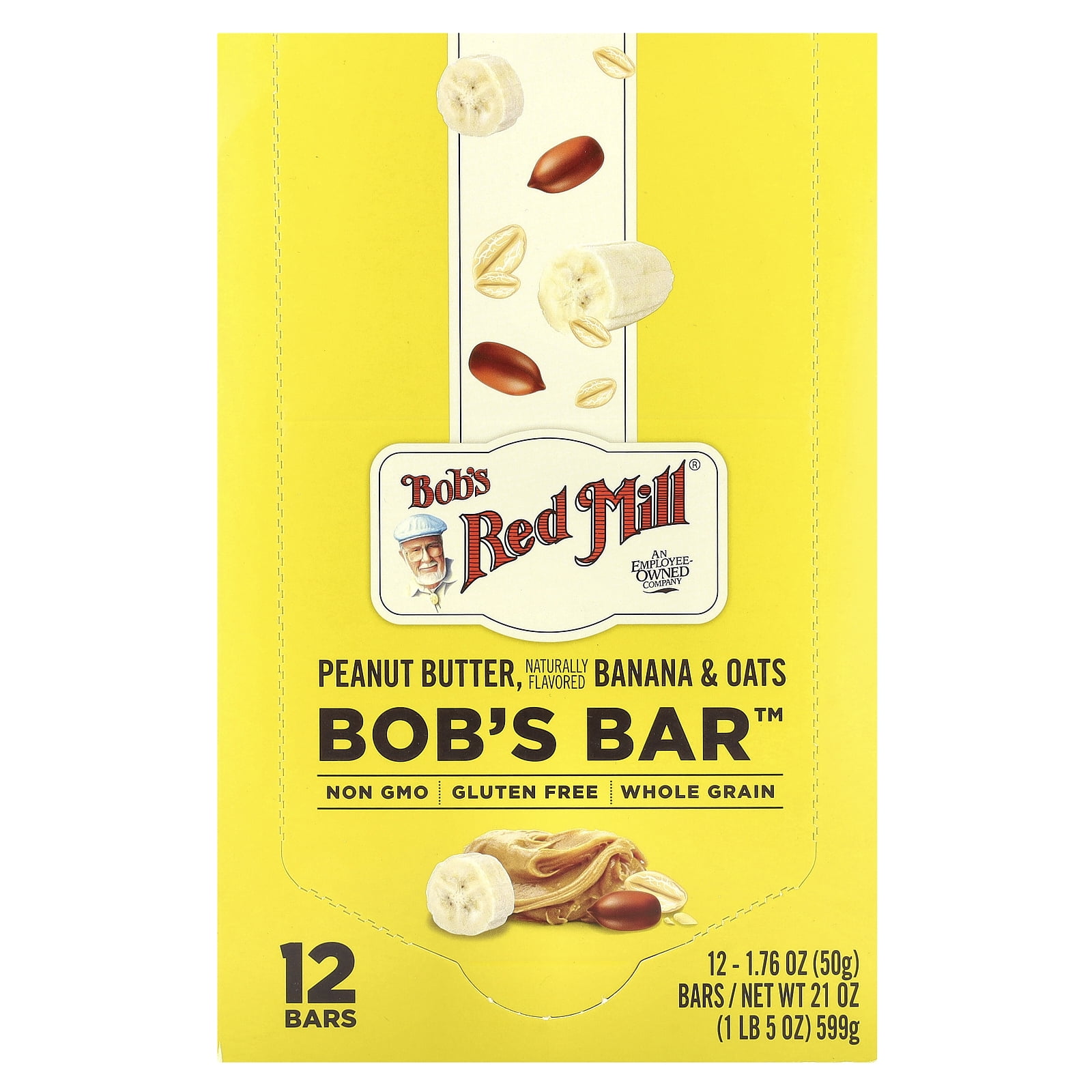 Bob's Red Mill Peanut Butter Banana & Oats Bar