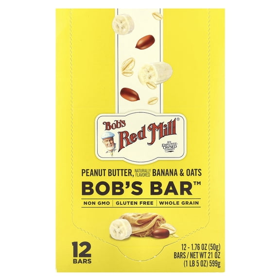Bob's Red Mill Peanut Butter Banana & Oats Bar