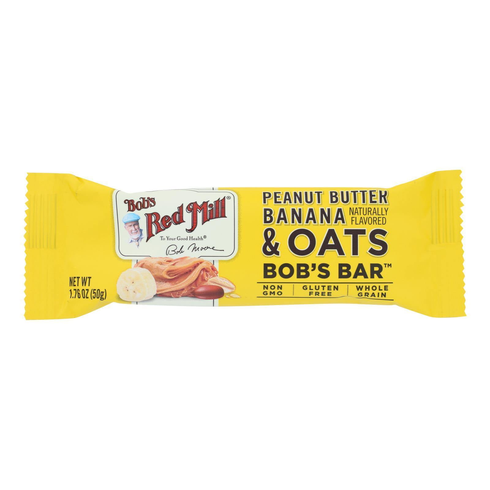 PEANUT BUTTER BANANA & OATS BOB'S BETTER BAR, PEANUT BUTTER BANANA & OATS