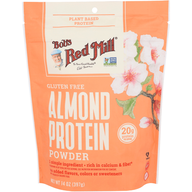 Bob's Red Mill Plant-Based Almond Protein Powder, 20g Protein, 14 oz