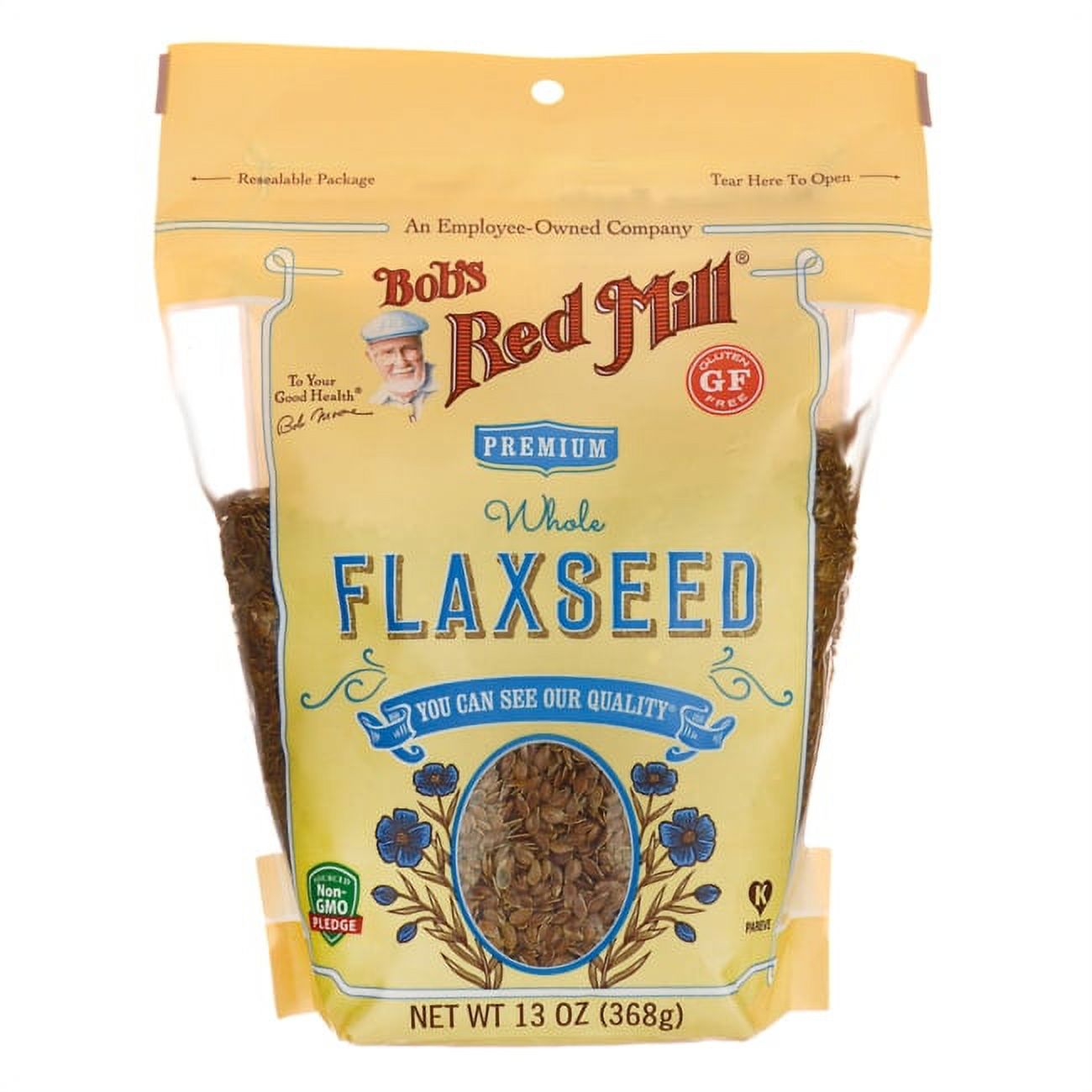 Bob's Red Mill Premium Whole Flaxseed 13 oz Pkg - image 1 of 2