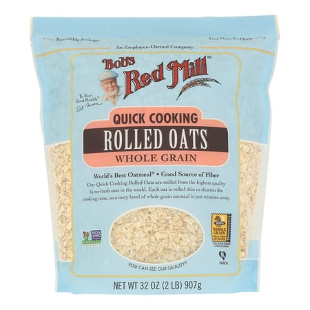Bob's Red Mill - Quick Cooking Rolled Oats - Case of 4-32 oz.