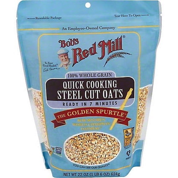 Bob's Red Mill Quick Cooking Steel Cut Oats, 22 oz