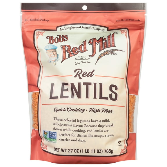 Bob's Red Mill Red Lentils 27 oz (Pack of 4)